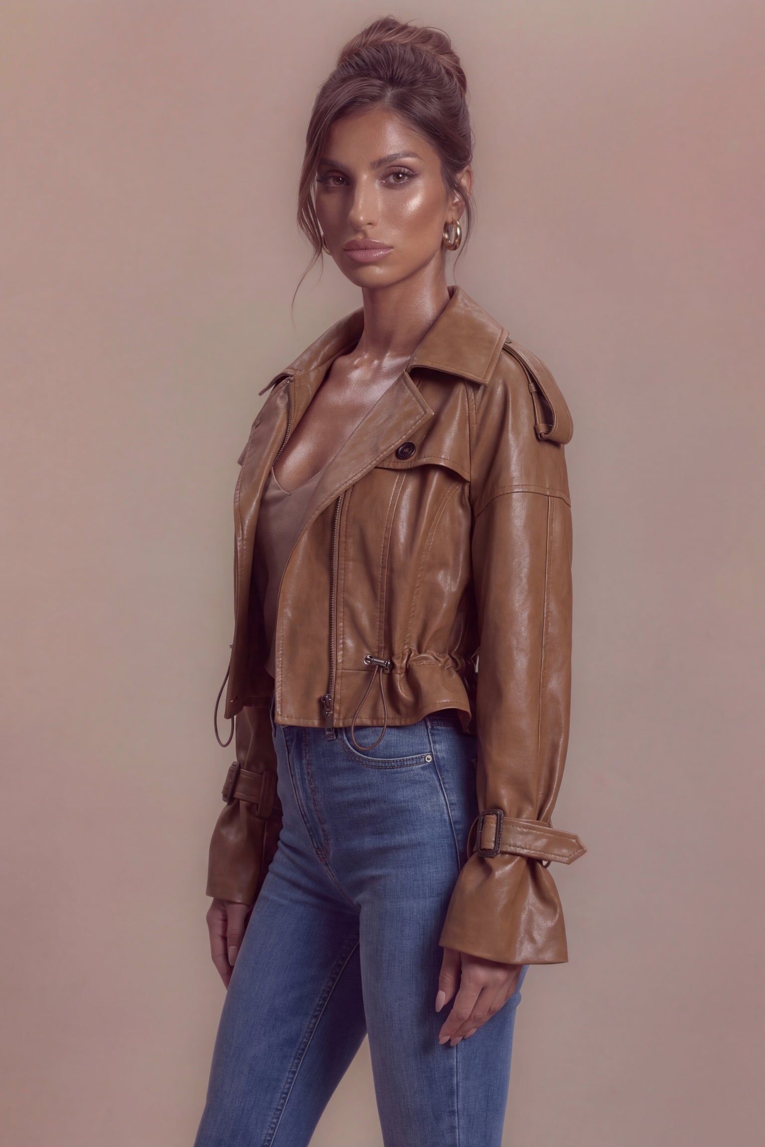 Rina Lederjacke