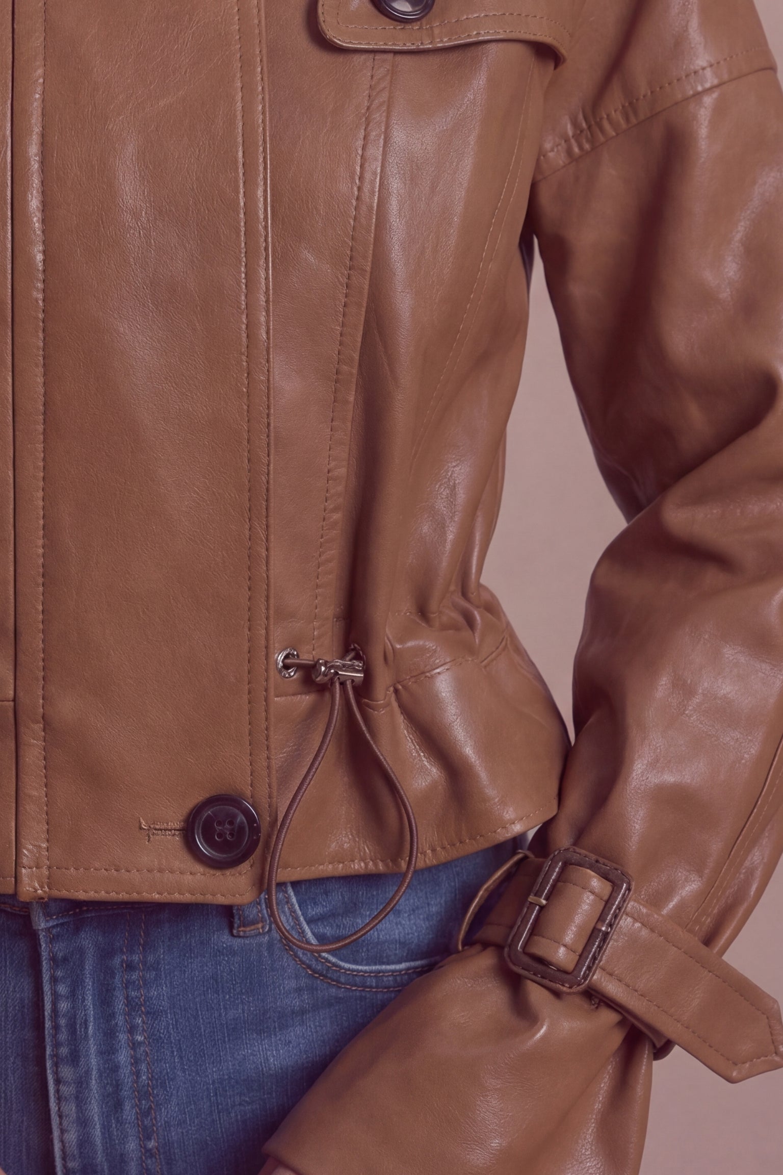 Rina Lederjacke