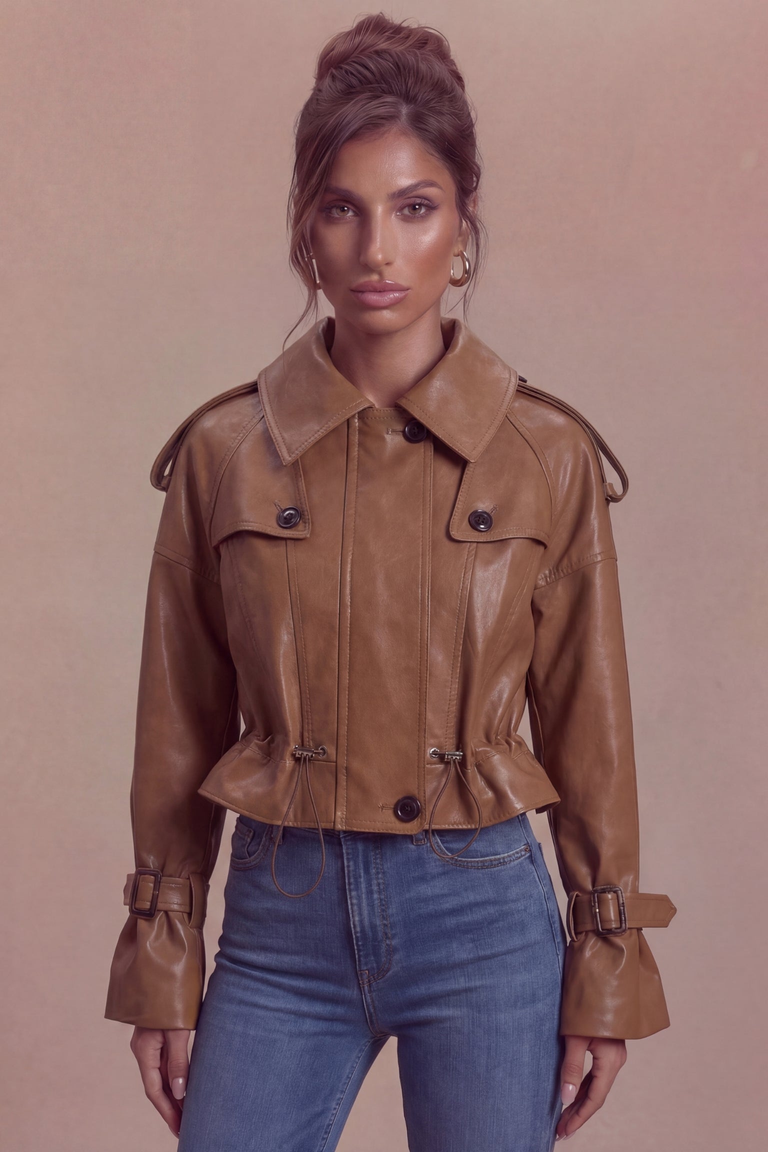 Rina Lederjacke