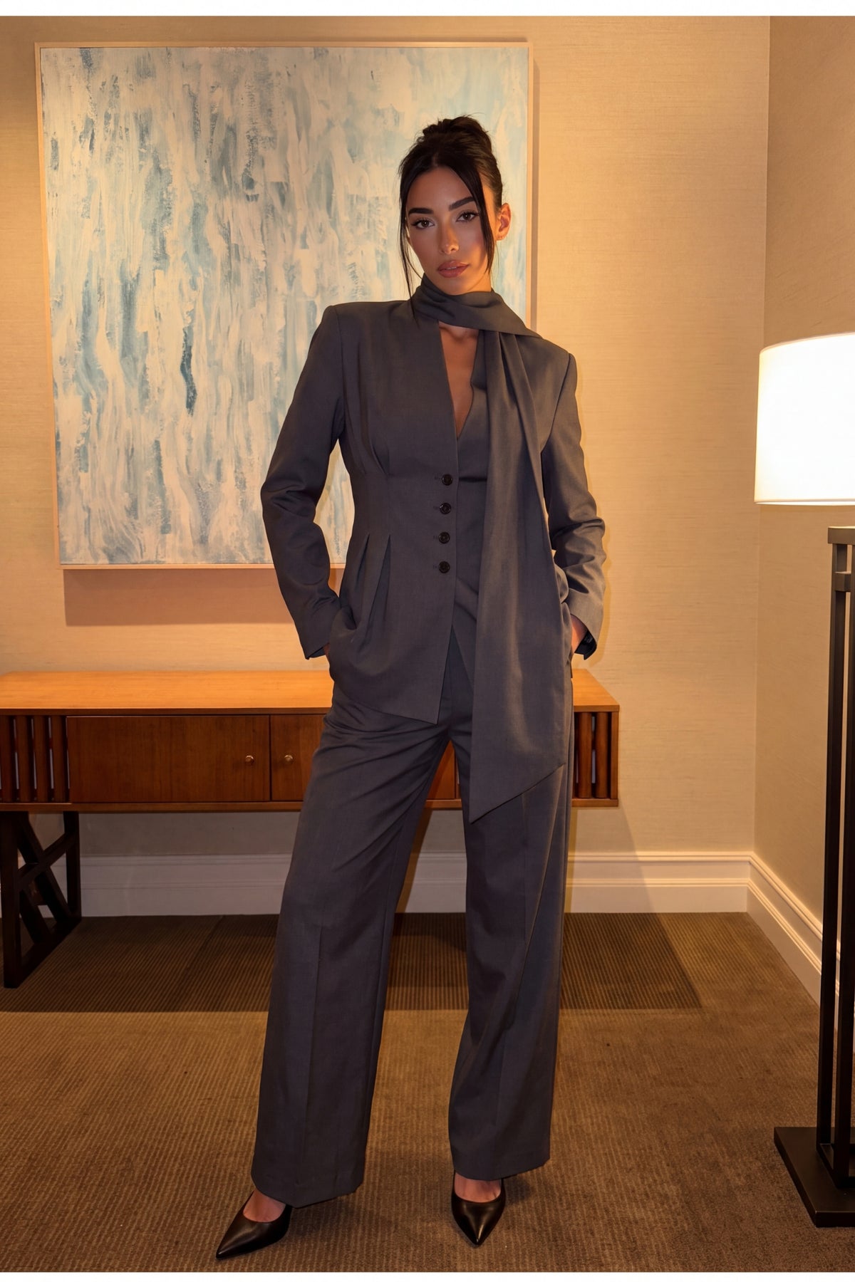 Fjolla Belted Blazer