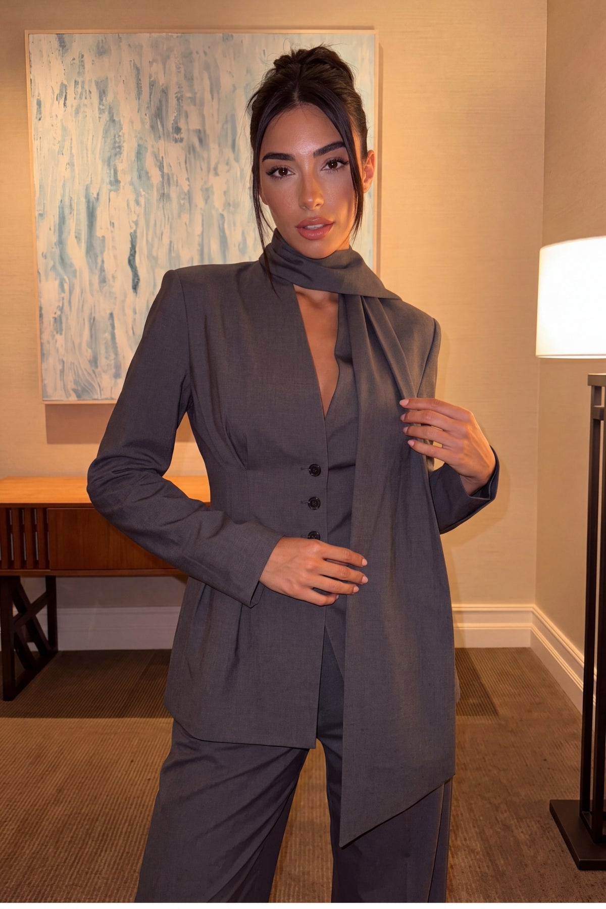 Fjolla Belted Blazer