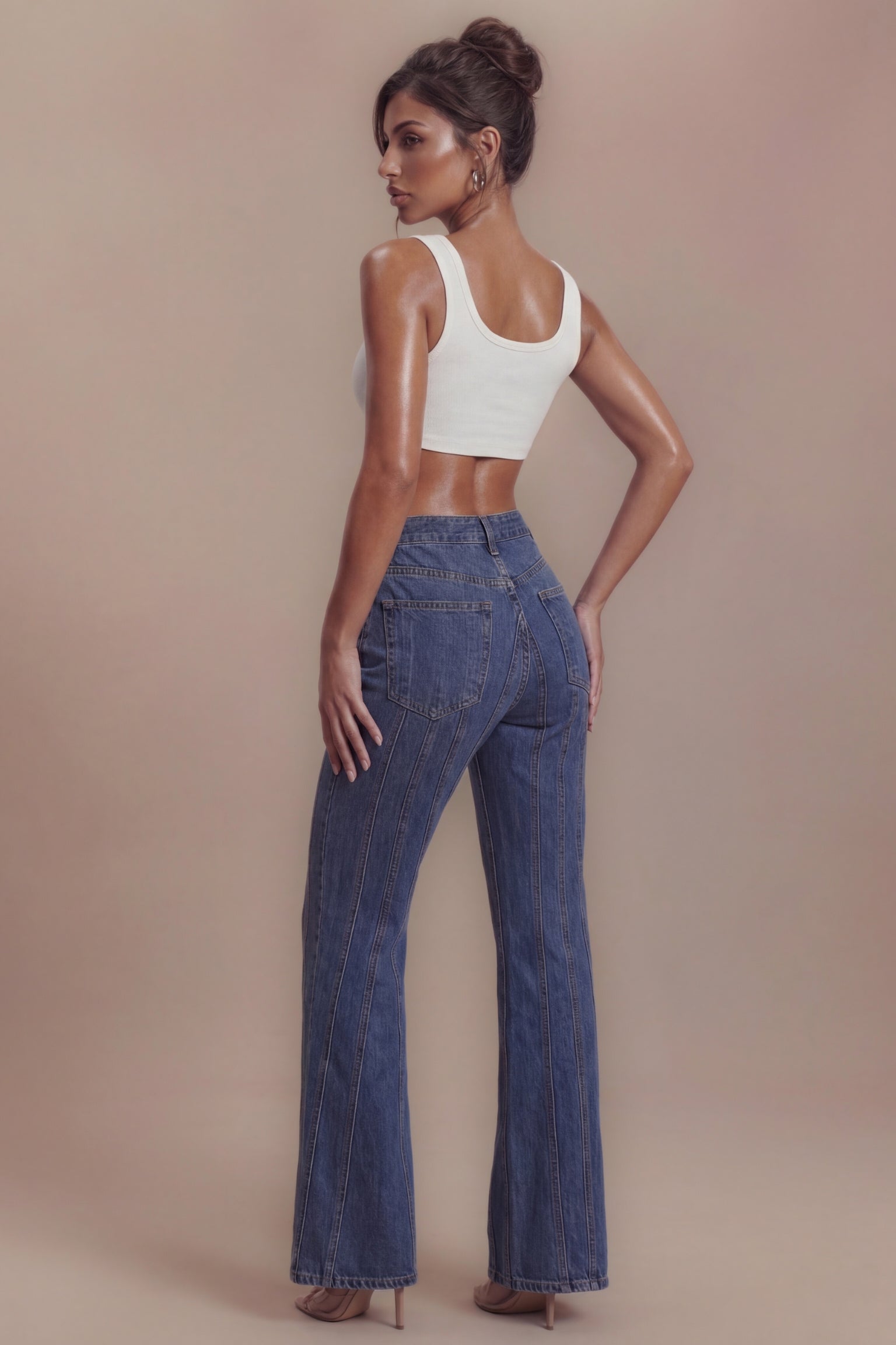 Hailey Asymmetric Jeans