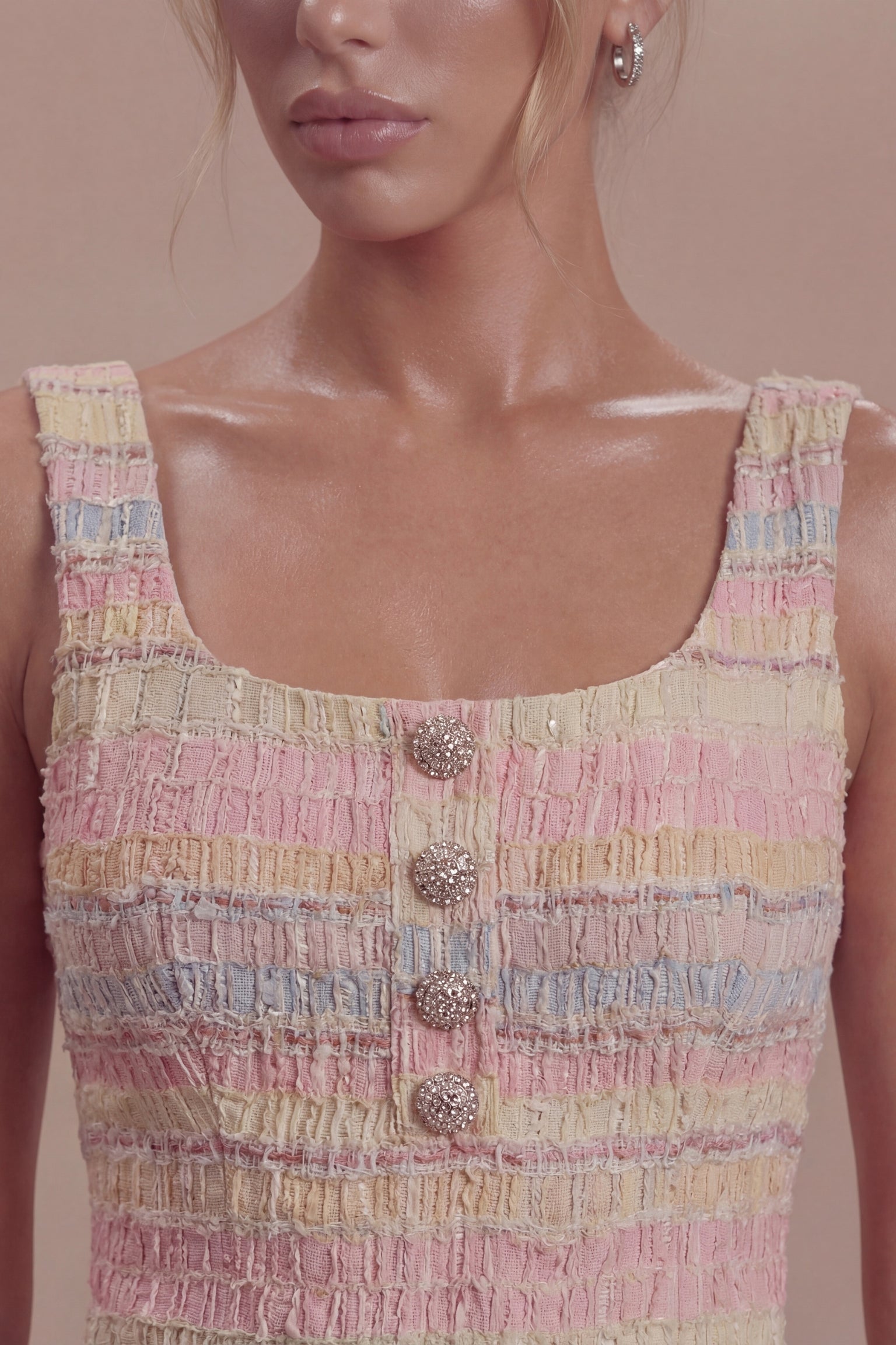 Tweed-Top Paris Pastel Dream