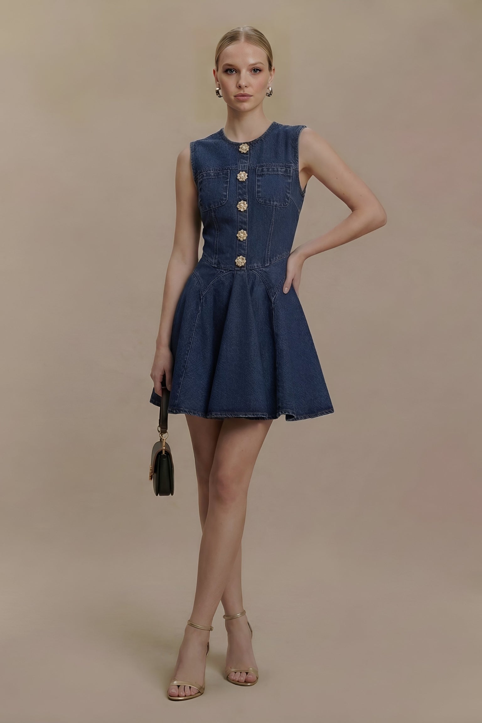 Élodie Denim Dress