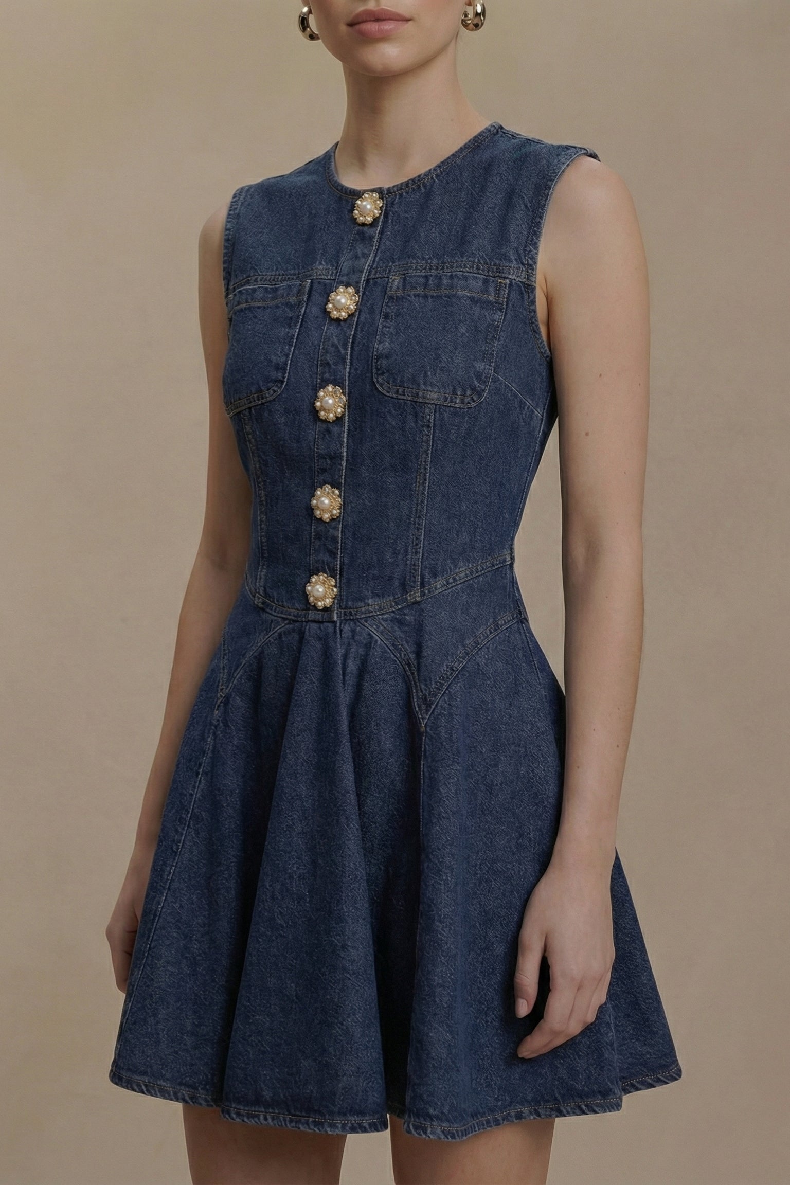 Élodie Denim Dress