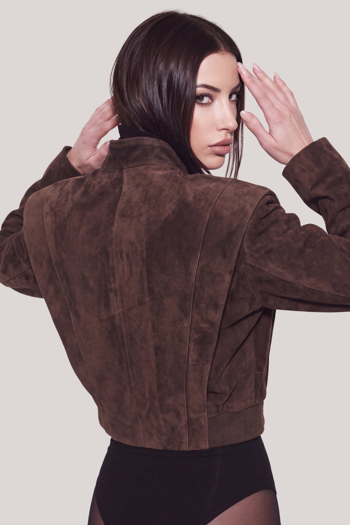Alba Suede Leather Jacket