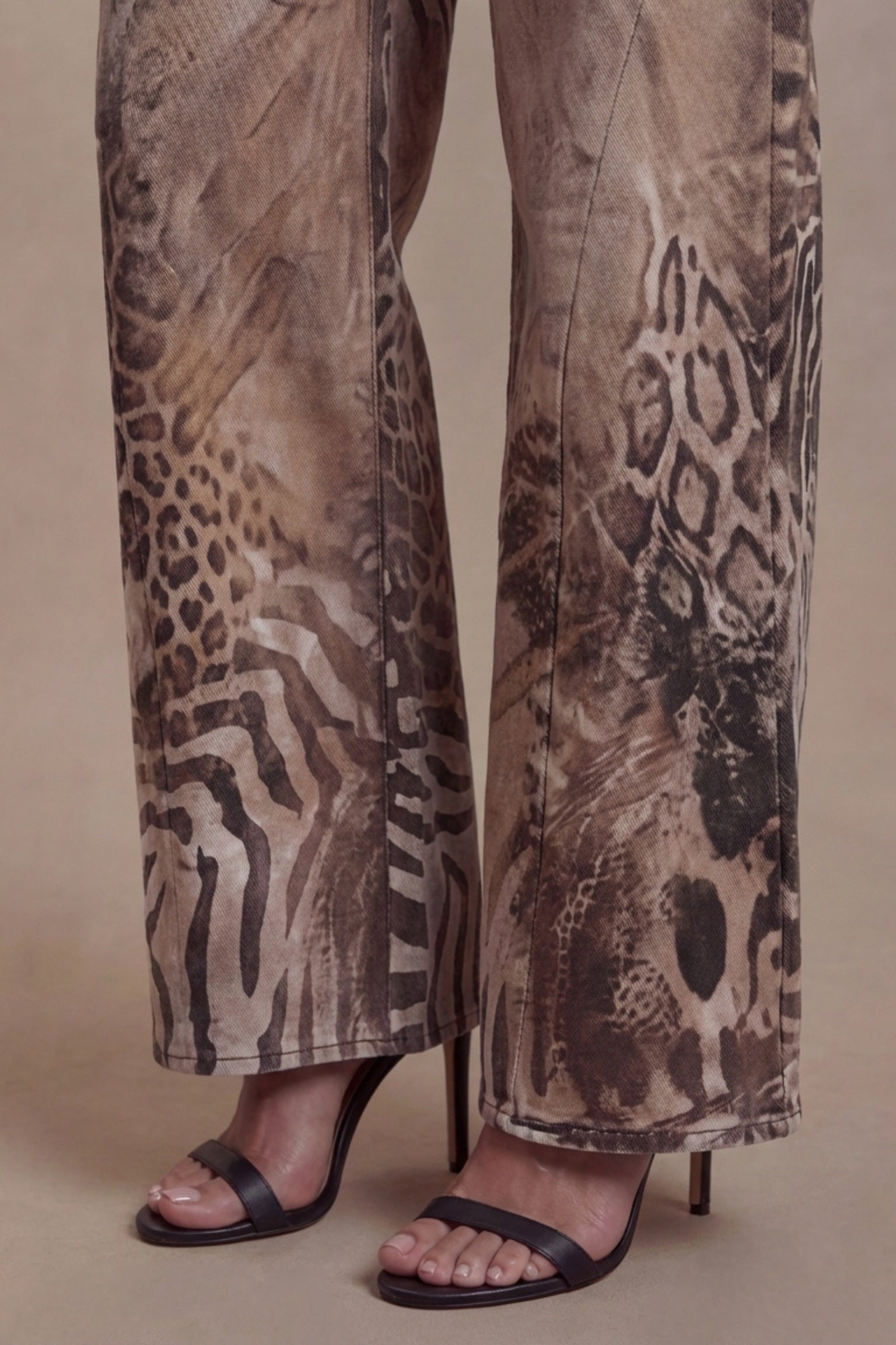 Arbenita Vintage Print Jeans