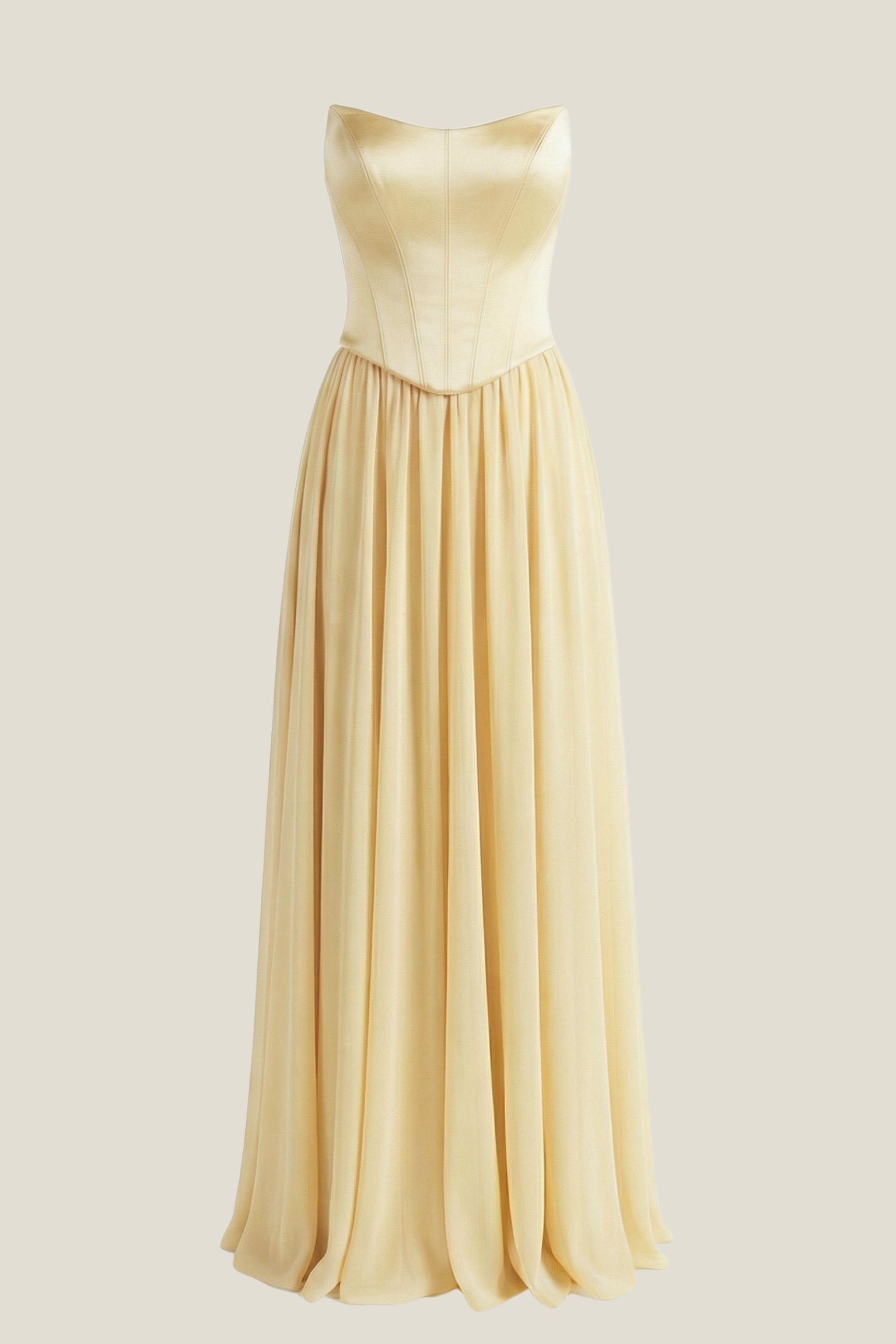 YELLOW BRIDESMAIDS DRESSES