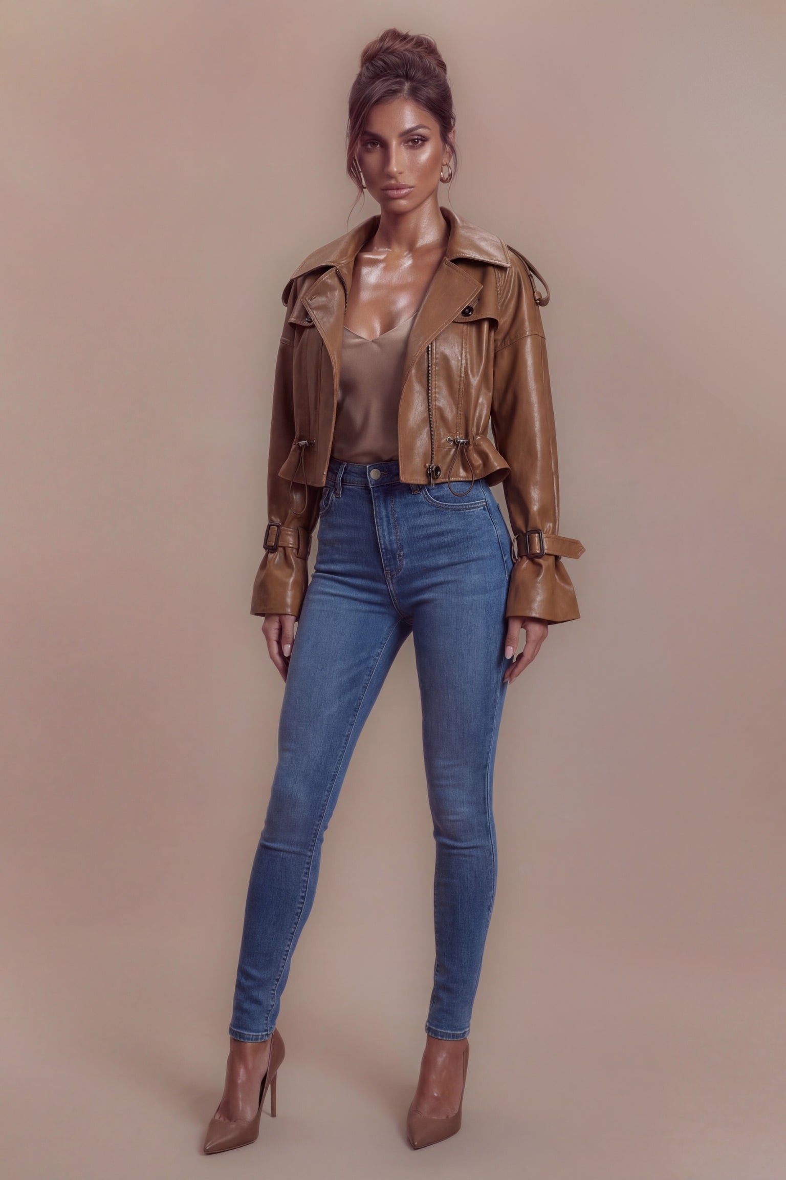 Rina Leather Jacket