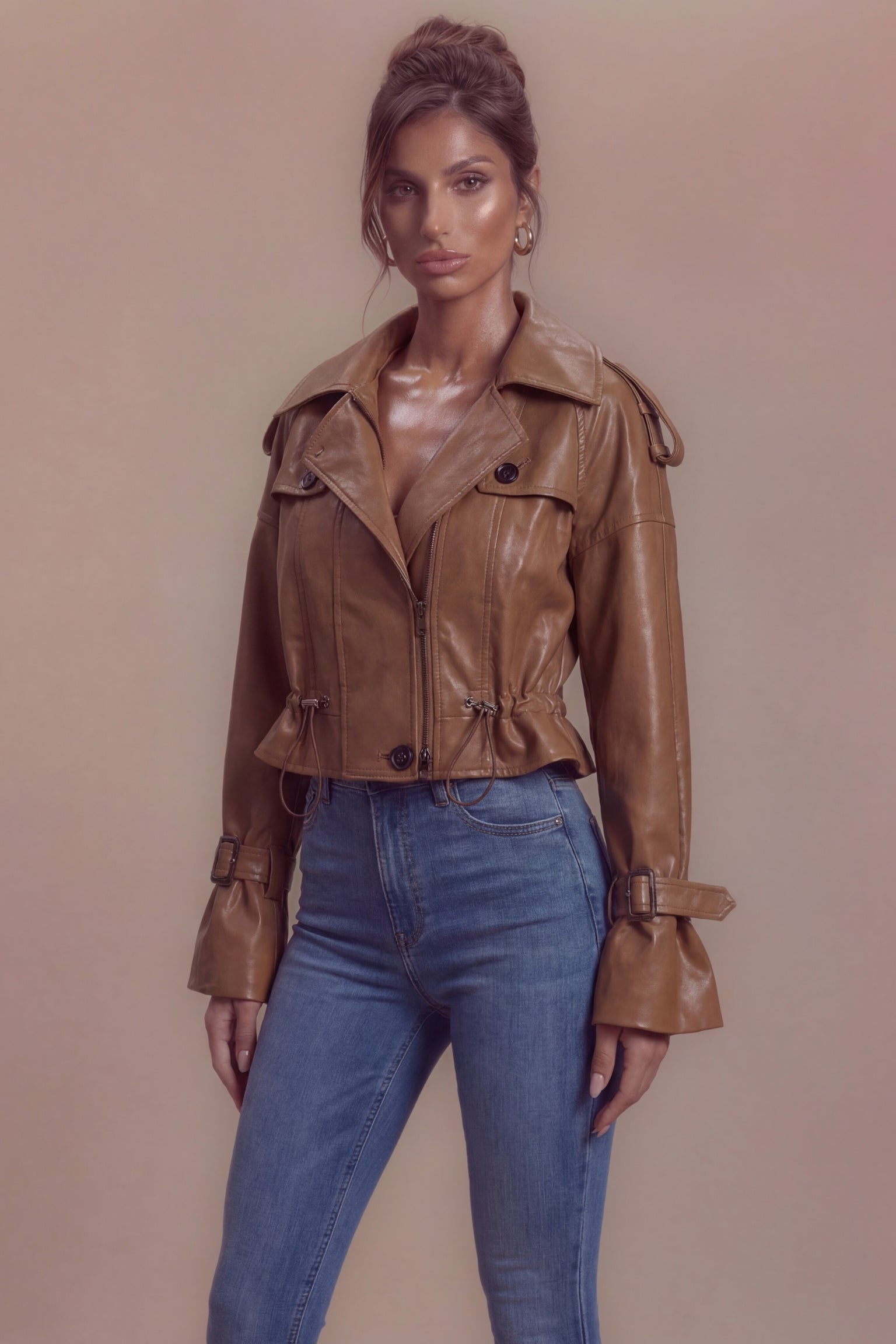 Rina Lederjacke