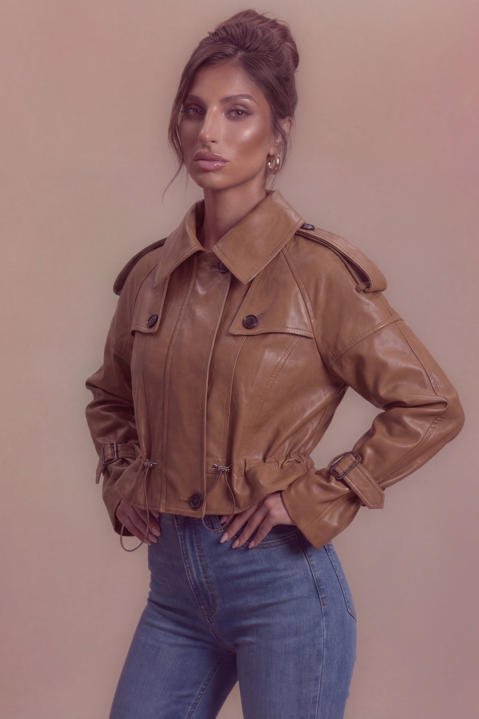 Rina Lederjacke