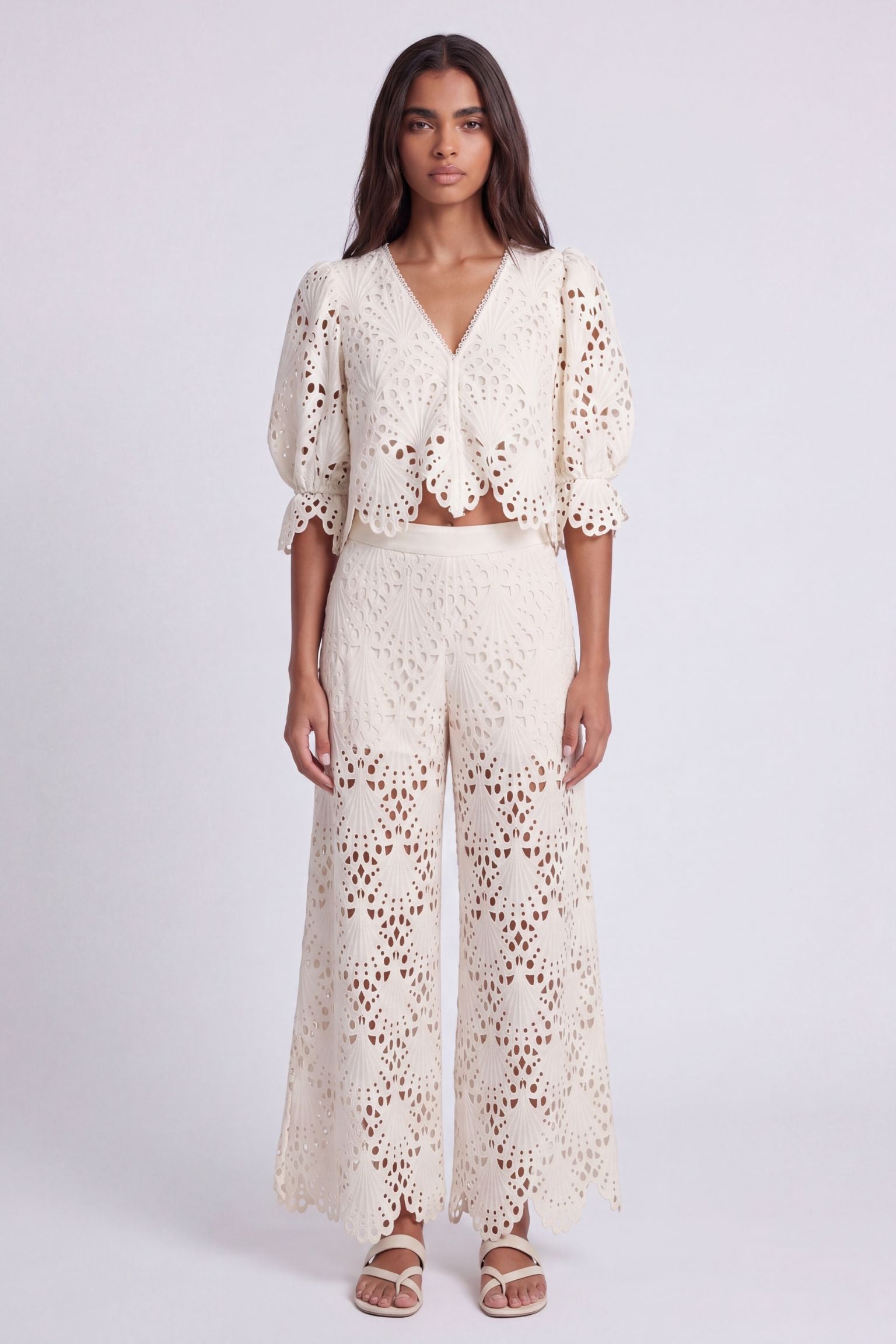 Elinda Broderie Blouse