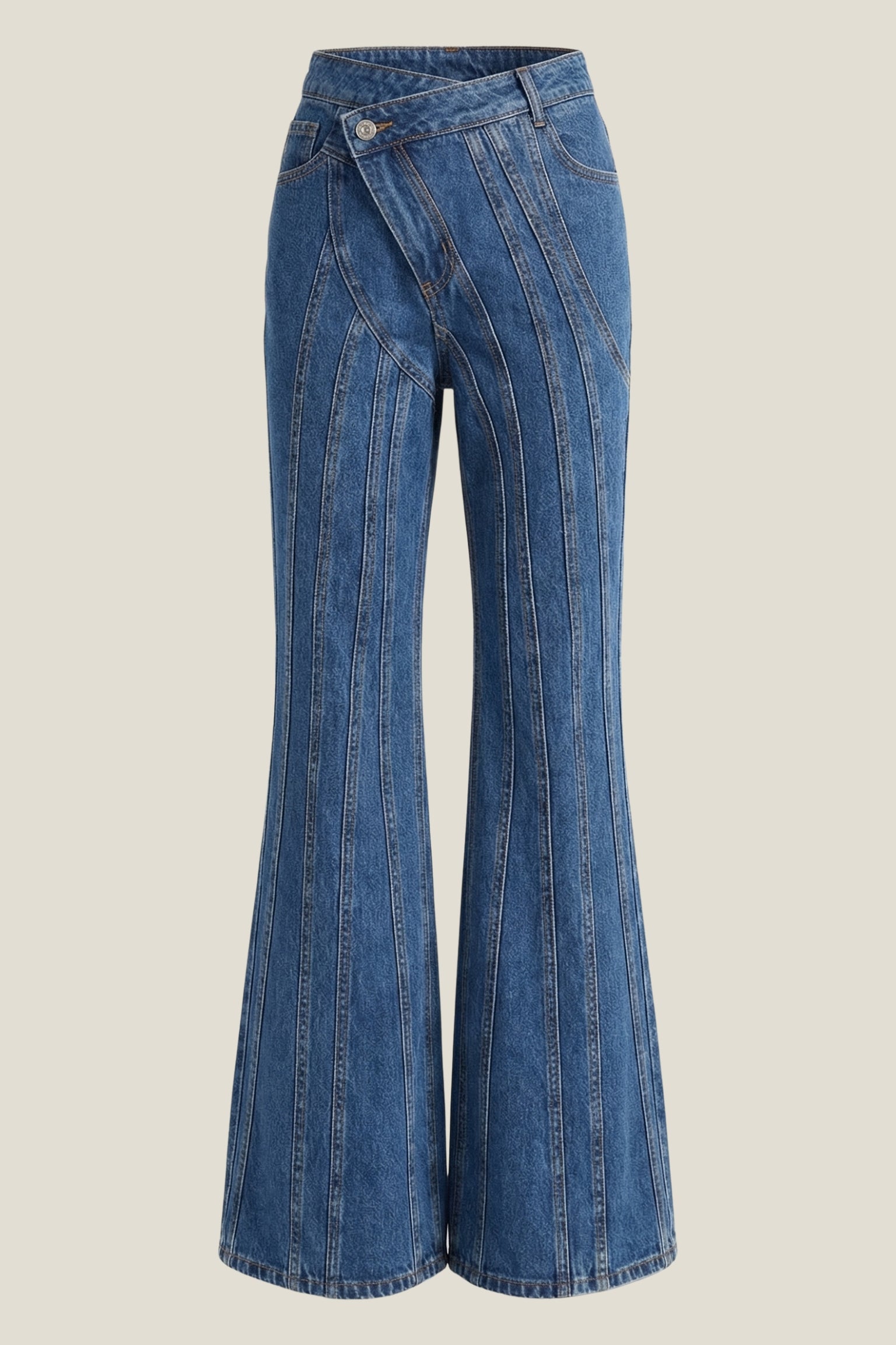 Hailey Asymmetric Jeans