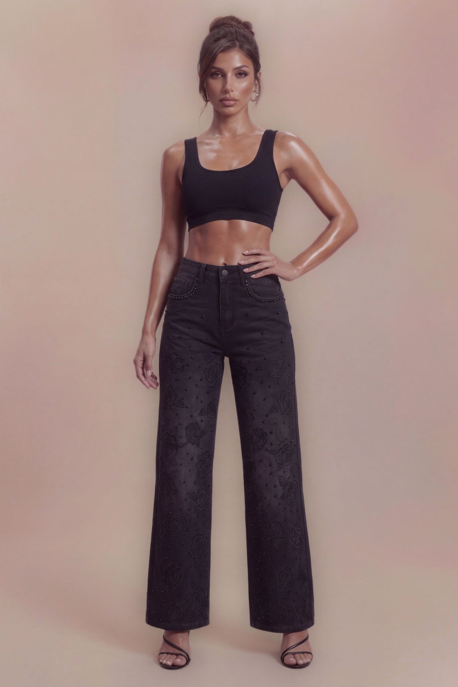 Amelia Beaded Jeans