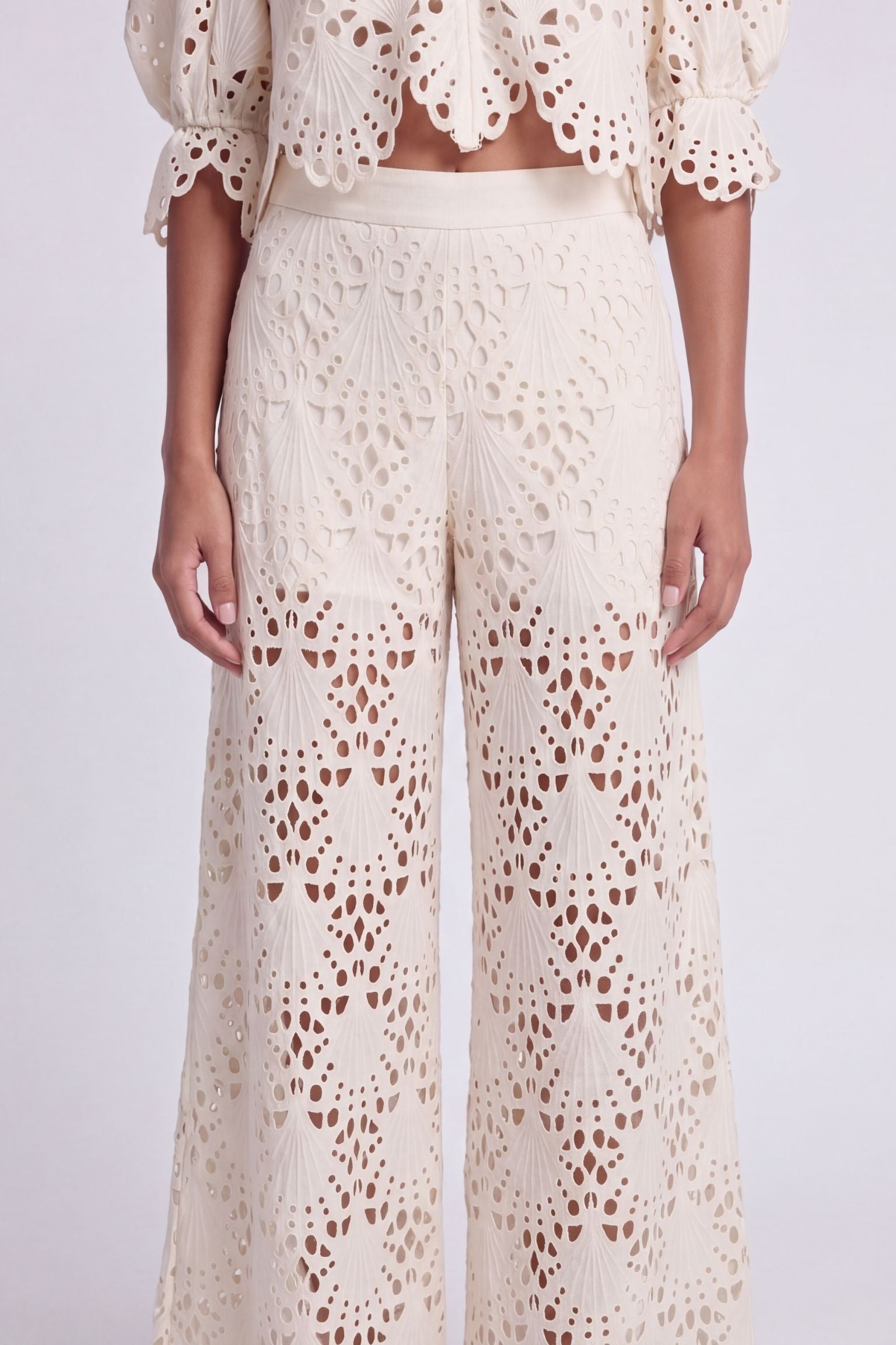 Elinda Broderie Trousers
