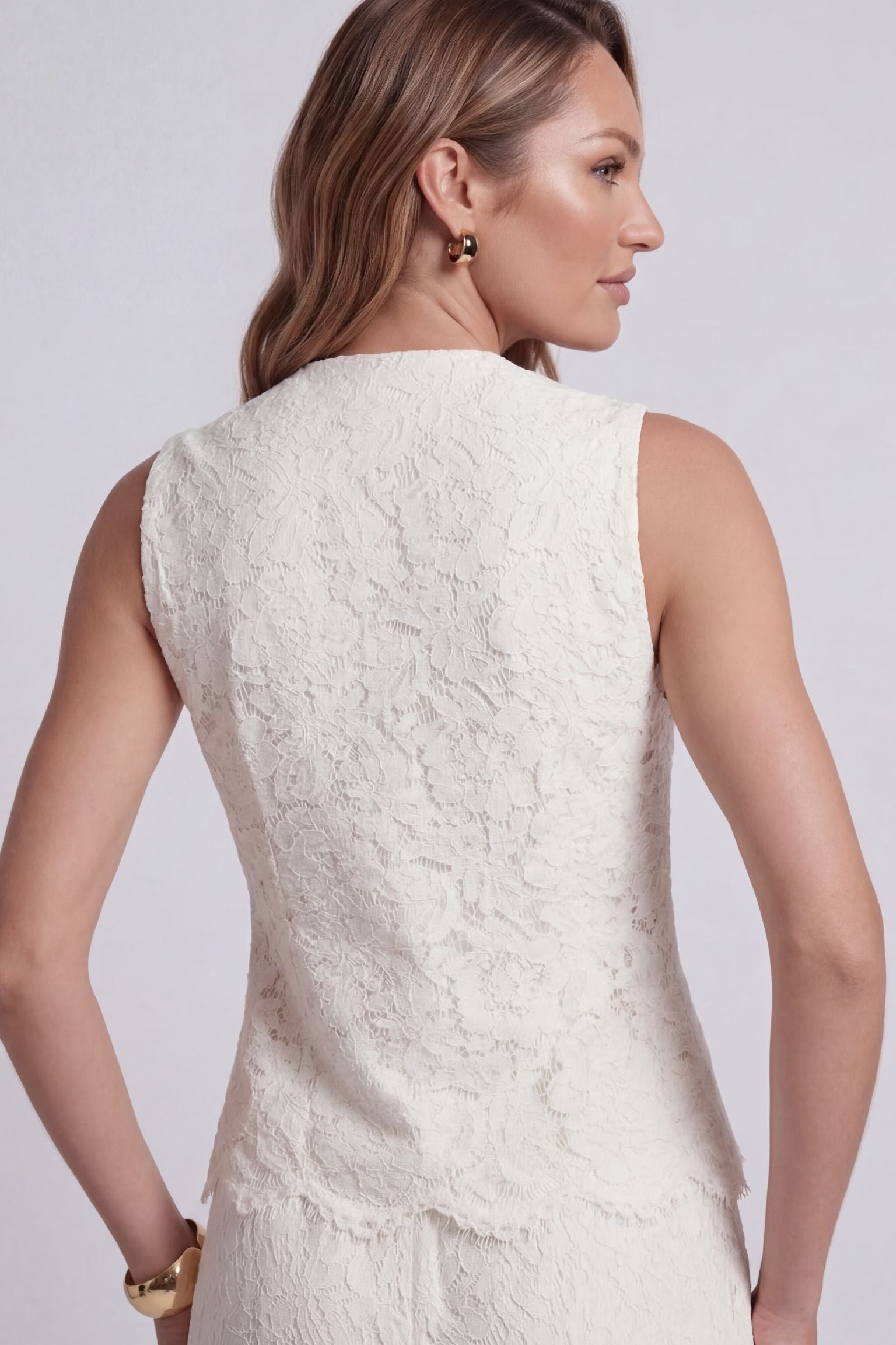 Eteri Lace Vest